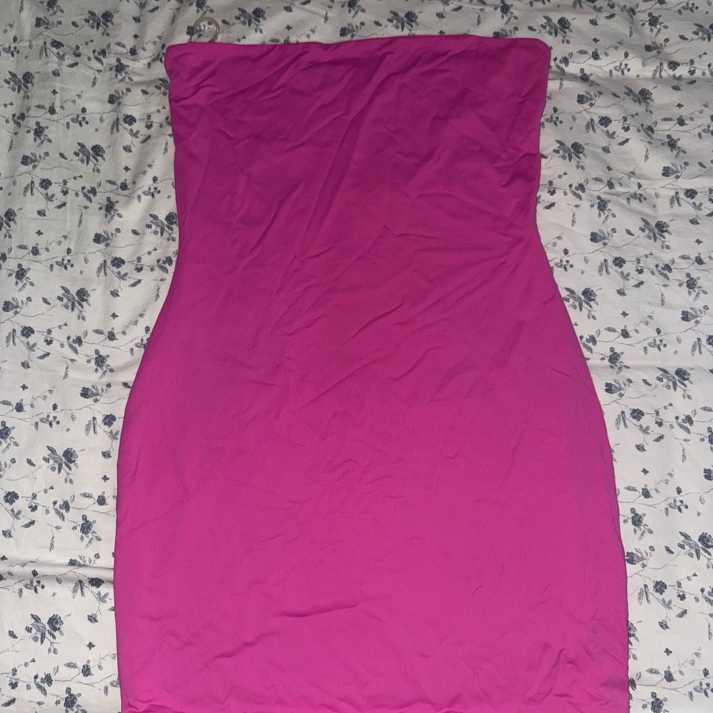Meshki Pink Strapless Dress